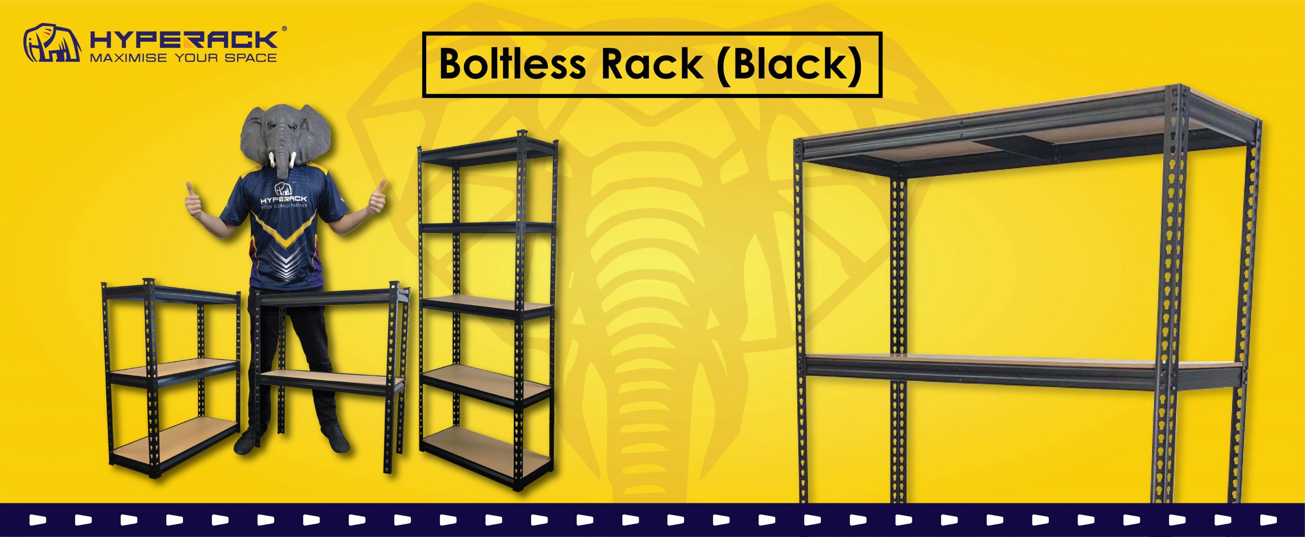  Boltless Rack (black) 