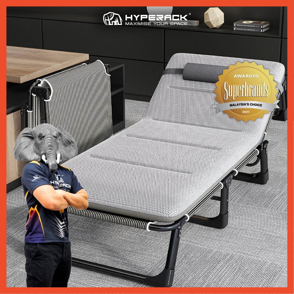 HYPERACK ™️ Adjustable Kerusi Malas Lazy Chair Foldable Bed Folding Bed