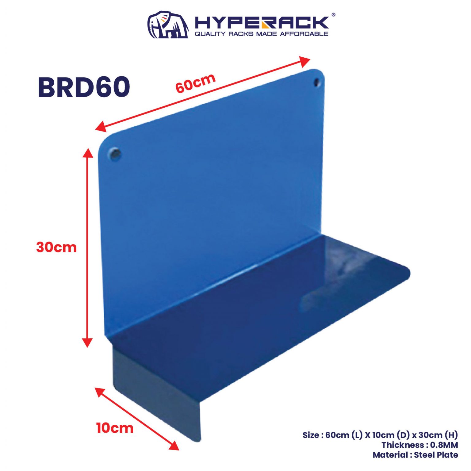 HYPERACK ™️ Rack Shelves Divider Boltless Rack Divider Storage Rack